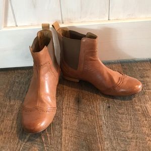 J Shoes brown leather Chelsea boots